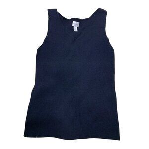 Spanx Black Sleeveless Ribbed Knit Tank Top Size 1X